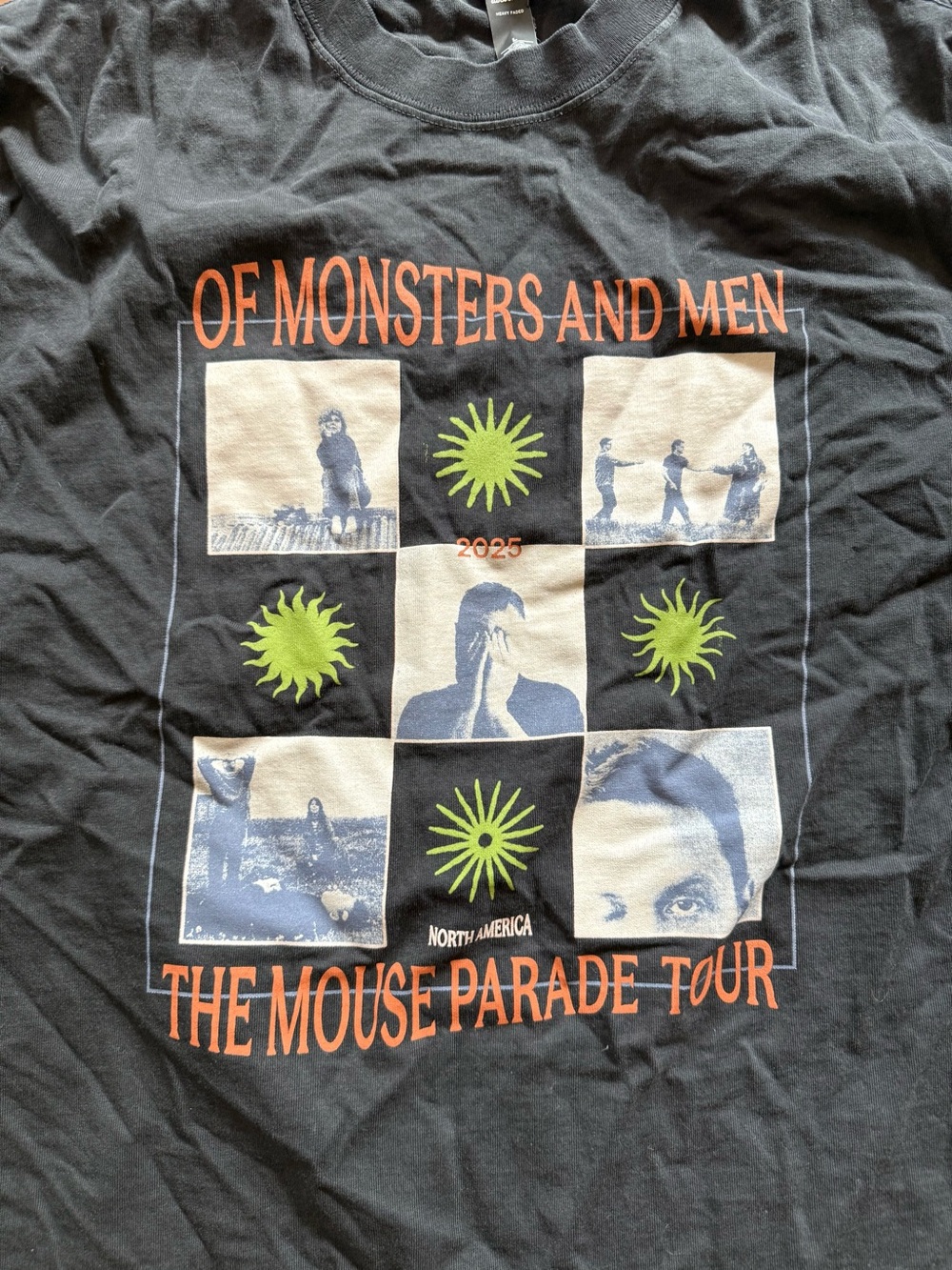 Of Monsters and Men Official 2025 Tour Shirt Mens Large